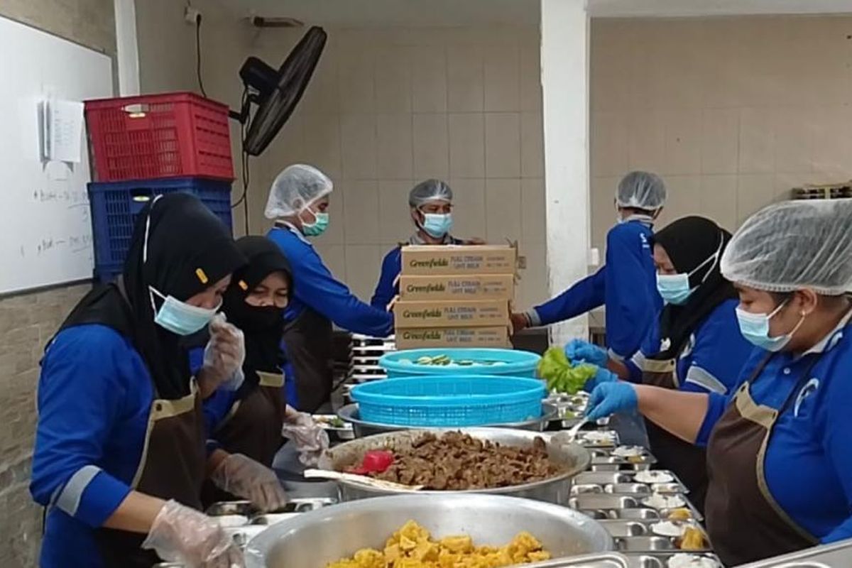 alur kerja dapur MBG