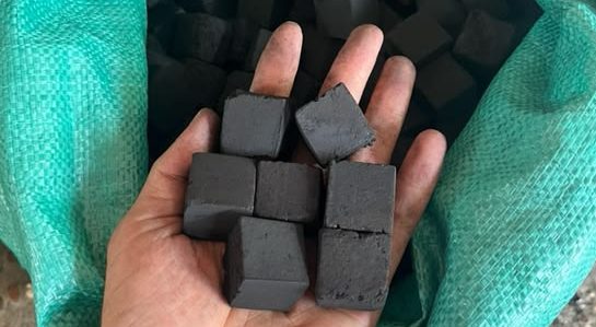 reduced emission charcoal briquettes