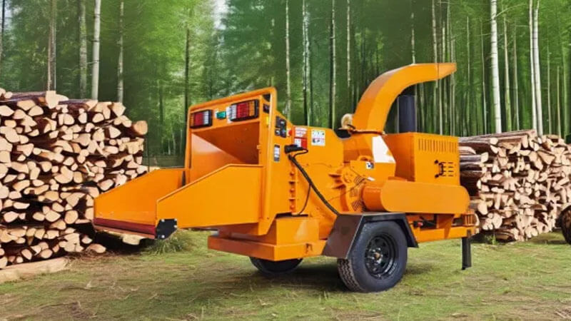 Alat Penghancur Kayu Industri Kapasitas Besar