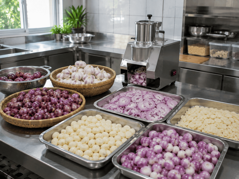 kapasitas potong bawang untuk usaha