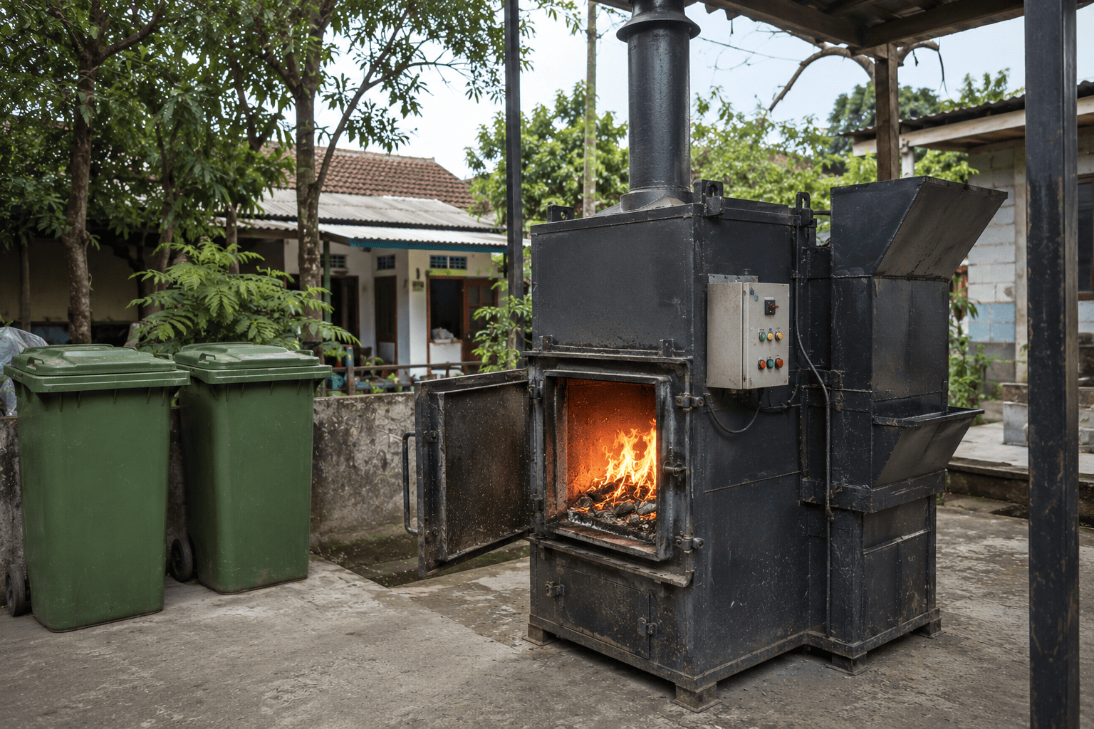 apakah sampah bisa dibakar tanpa asap