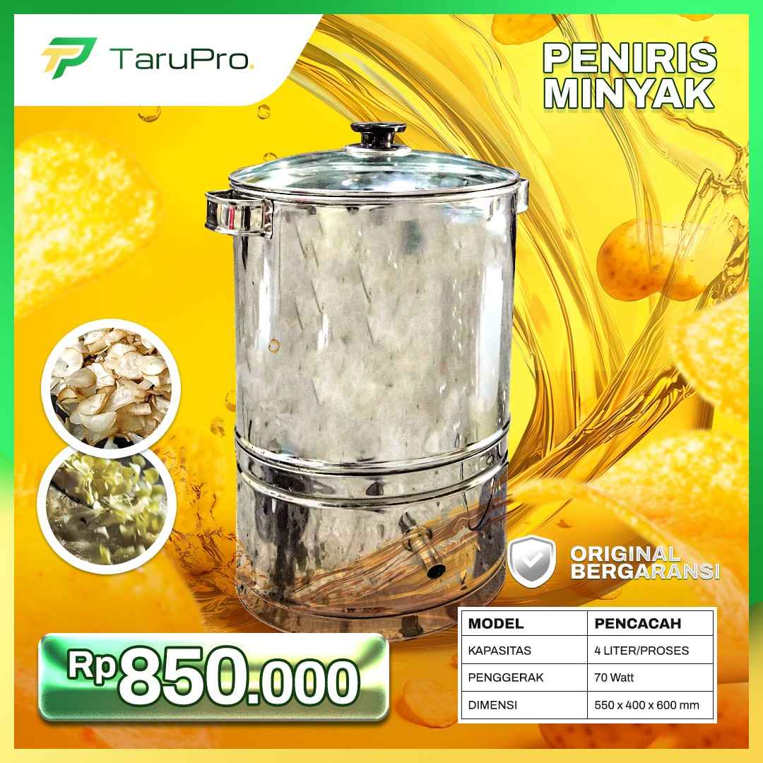 mesin spinner peniris minyak dan air untuk usaha