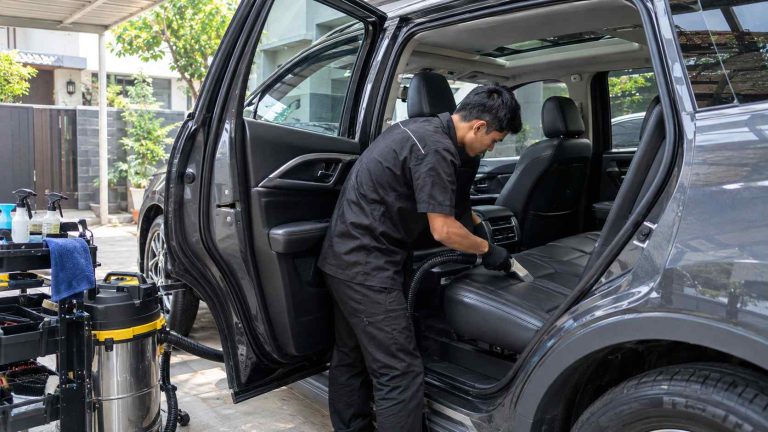 biaya pembersihan interior mobil